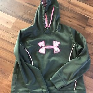 Under Armor pink camo hoodie